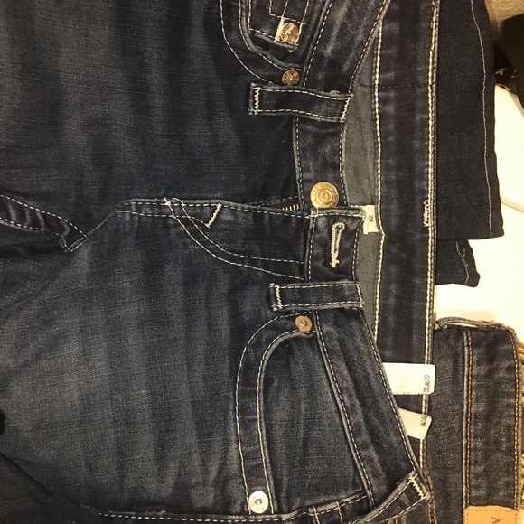Bundle Jeans true religion Abercrombie miss me - Picture 2 of 11